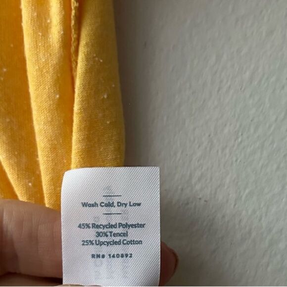 Marine Layer Re-Spun sport Tee Daffodils crop yellow - Picture 9 of 9